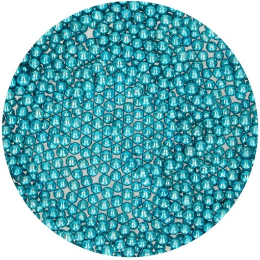 FunCakes захарни перли - металическо синьо 80 гр
