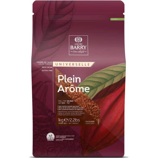 Cacao Barry Plein Arome какао на прах 100% - 1 кг