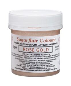 Sugarflair прахова боя - Розово злато 25 гр
