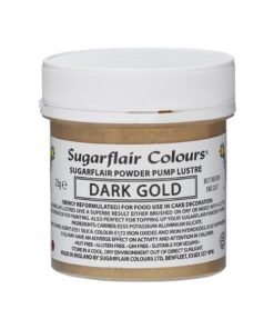 Sugarflair прахова боя - Тъмно злато 25 гр