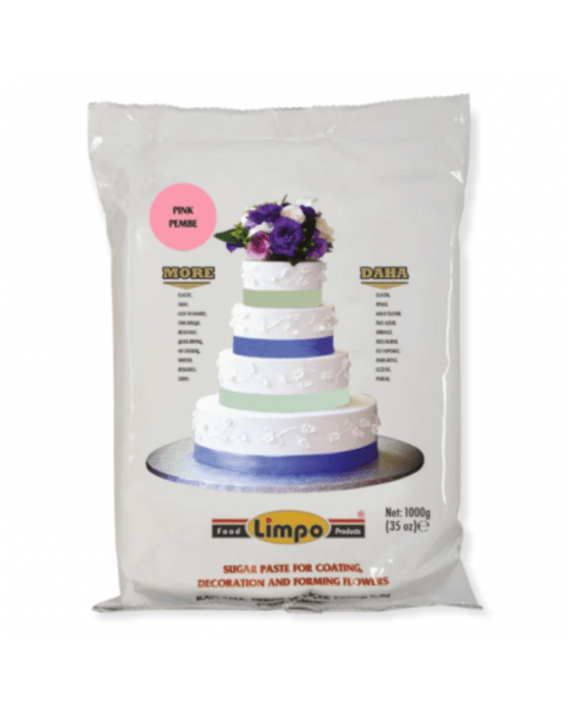 Захарна паста/ фондан Limpo - Бебешко розово 1 кг