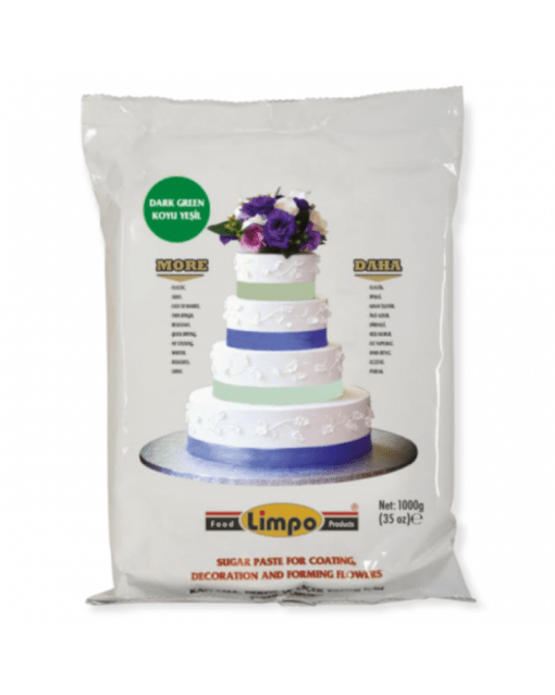 Захарна паста/ фондан Limpo - Зелено 1 кг