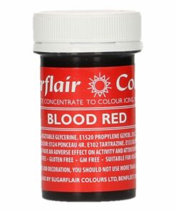 Sugarflair паста за оцветяване - Кърваво червено - 25г