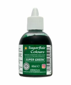 Течна концентрирана боя Super green Sugarflair 60 ml