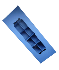 Кутия за 12 бонбона Синя – 24 х 8 х 4 см