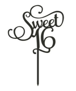 Топер Sweet#2(с число по избор)
