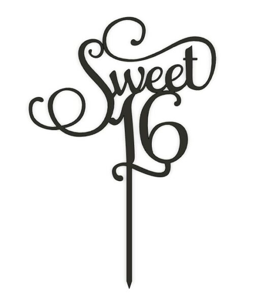 Топер Sweet#2(с число по избор)