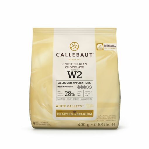 Callebaut шоколадови калети White - Бели 400 гр