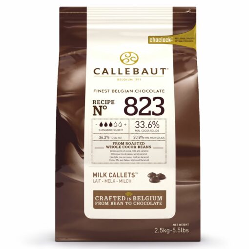 Callebaut Шоколадови калети Milk – мин 33.6 % cacao 2,5 кг