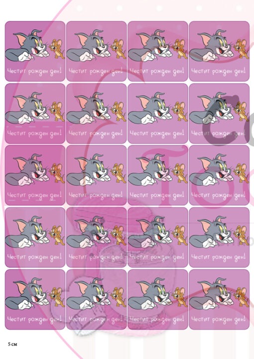 Принт Том и Джери / Tom and Jerry [Sku]