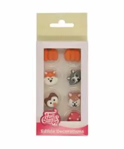 FunCakes Комплект захарни декорации Горски животни - 8 бр.