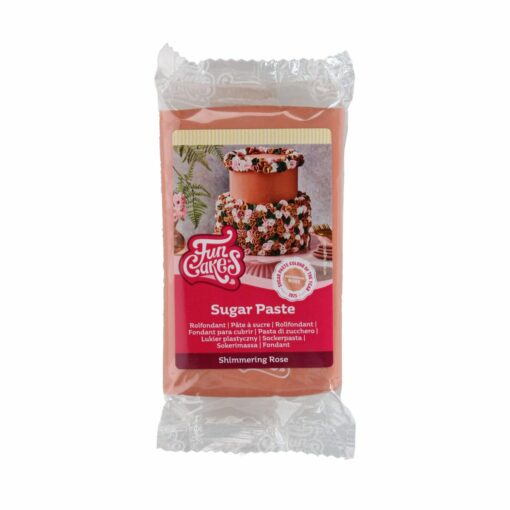 FunCakes Захарна паста - Shimmering Rose - 250g