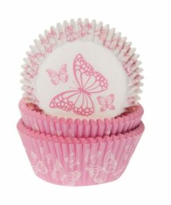 House of Marie кошнички за мъфини - Пеперуди асорти - 50бр