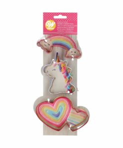 Wilton комплект метални резци - Magical Unicoprn - 3бр