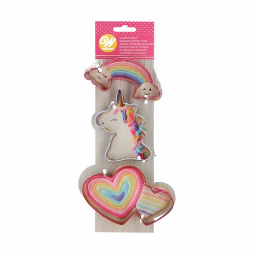Wilton комплект метални резци - Magical Unicoprn - 3бр