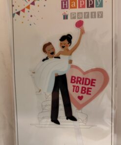 Топер Младоженци "BRIDE TO BE" - 11см