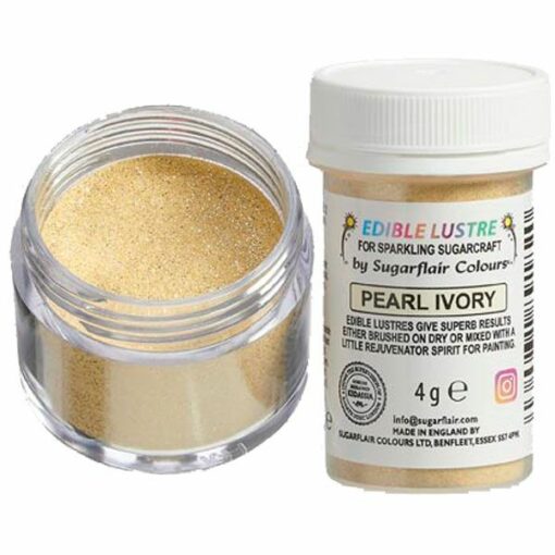 Sugarflair прахова боя Pearl Ivory – 4 гр