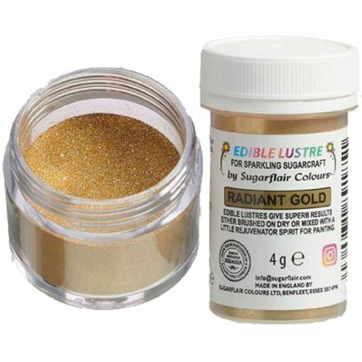 Sugarflair прахова боя Radiant Gold – 4 гр