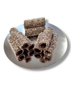 Какаови пури с шоколадова заливка и кокосова поръска - 15 бр