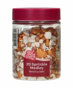 FunCakes 3D Sprinkle Medley - Wedding Bells / Сватбен микс 70 г
