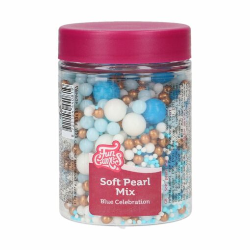 FunCakes Soft Pearls Mix Blue Celebration / Морско - син микс - 80 г