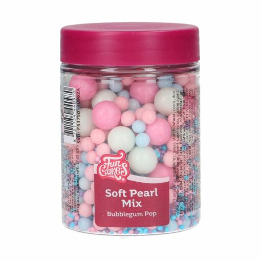 FunCakes Soft Pearls Mix Bubblegum Pop/ Розово- син микс - 80 г