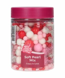 FunCakes Soft Pearls Mix Crazy in Love/ Розово- червен микс - 80 г