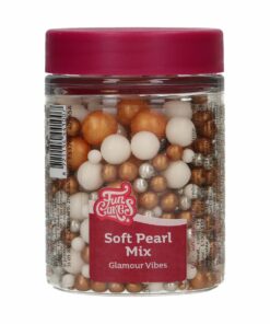 FunCakes Soft Pearls Mix Glamour Vibes/ Златно- сребърен миск 80 г